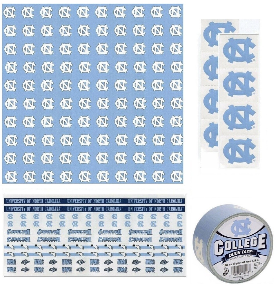 University of North Carolina NCAA Scrapbook Kit Paper Stickers PICK FROM 5 ITEMS