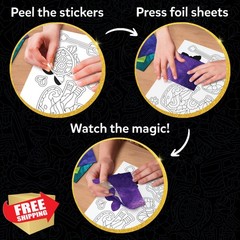 Skillmatics Foil Fun Pretty Patterns DIY Magnets
