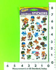 Trend Block Star Kids Stickers Pack 8 Sheets Retired