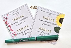 Breath Prayer Cards for Journals Scrapbooks Planners Cards
