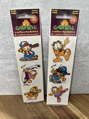 Vintage Okee Dokee Garfield Stickers 2 Sheet New Old Stock