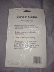 Vintage American Greetings Halloween Forget Me Not Self-Adhesive Stickers
