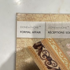 Creative Memories Formal Affair Die-Cut Shapes Beige Brown Gold Multicolor