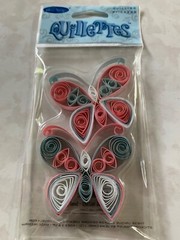 JOLEE’S BOUTIQUE 3D QUILLETTES QUILLING BUTTERFLY MULTI-COLORS BUTTERFLIES