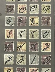 NEW Sticko Nostalgiques RULE OF THUMB & ABC STAMP Stickers Rebecca Sower