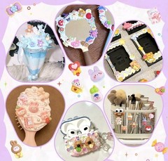120Pcs Candy Slime Charms Assorted Cute Decoden Embellishments, Small,