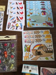 Lot of Insects & Animals Themed Stickers, Embellishments, & Borders