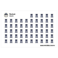 Bootcut Pants Stickers – Stylish Planner Stickers & Unique Accessories