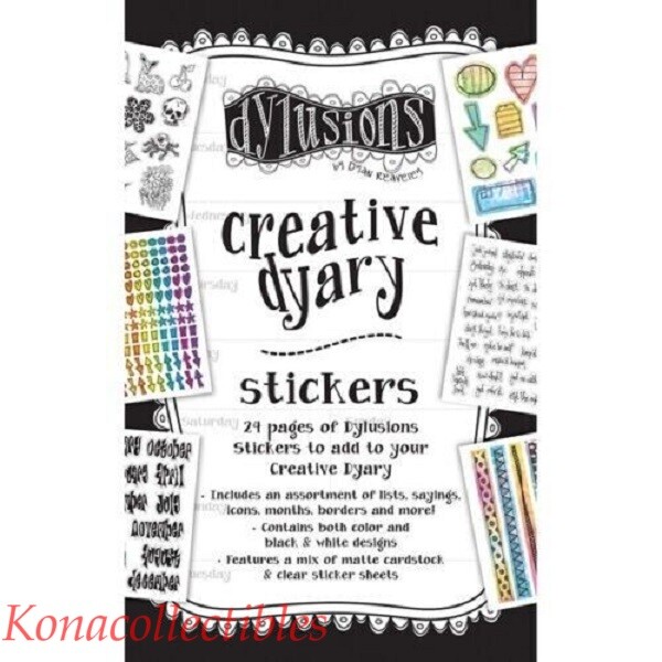 Dyan Reaveley’s Dylusions Creative Dyary Sticker Book 1 DYE56676
