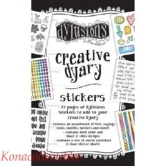Dyan Reaveley’s Dylusions Creative Dyary Sticker Book 1 DYE56676