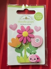 YOU CHOOSE – BUTTERFLIES BUG DRAGONFLIES LADYBUGS Doodle-Pops 3D Sticker