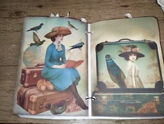 Vintage Travel Junk Journal Scrapbook USA Seller