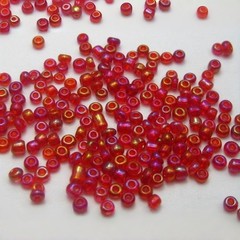 4000 Pcs Glass Beads 2mm(10/0) Transparent AB + Storage Box Colour Choice