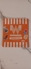 Whataburger Sticker Pack 5 of 5 Collectible 2026 Kids Meal Toy 8 Stickers Sealed