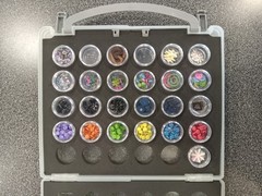 CLOSE TO MY HEART Embellishment Storage case w/ 25 containers CTMH scrapbooking