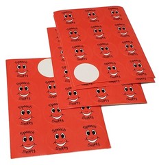Stinky Stickers Red & Green Smiley Face 164 Full Sheets 2009 Total Stickers
