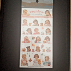 NEW! AFROCAT PAPER DOLL MATE DECO STICKER SET 021 STICKERS 1 sheet