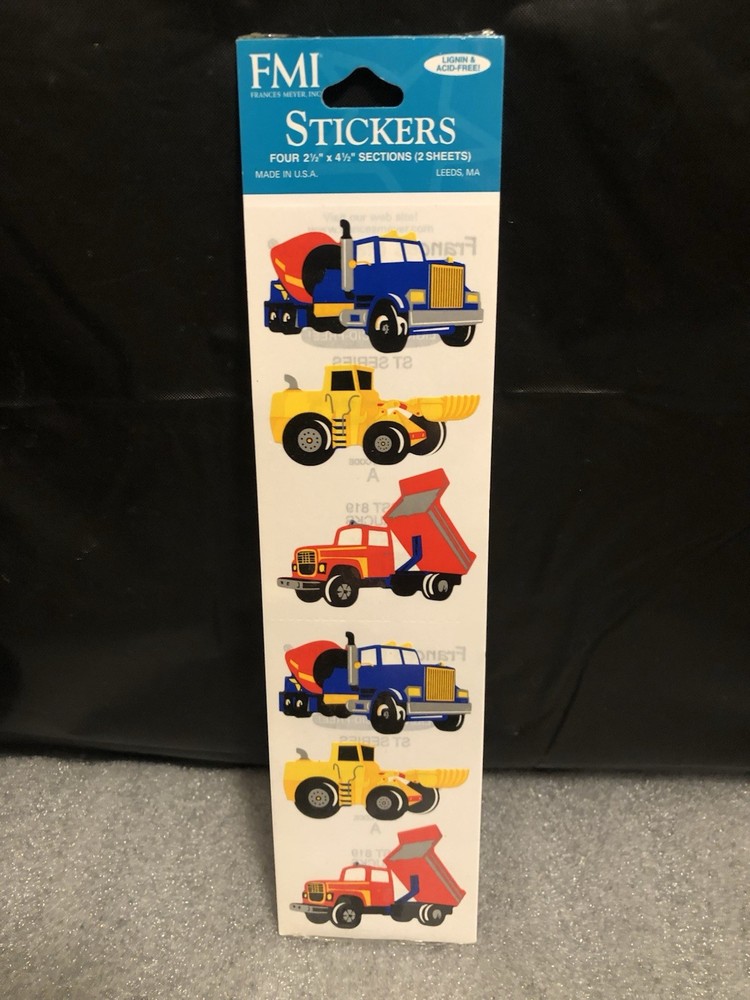 FMI Frances Meyer Inc Stickers Trucks New in Package