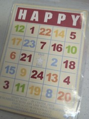Set of 2 Jenni Bowlin Bingo Card Packs (6 in ea.) «Patriotic» & » Birthday» RARE