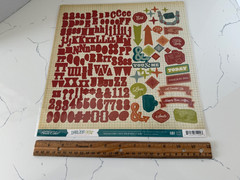 American Crafts Studio Calico Darling Dear Collection 181 Sticker Letter Phrases