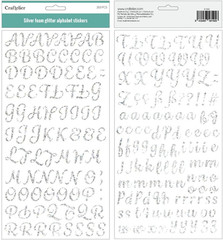– Alphabet Puffy Stickers in Uppercase and Lowercase, Numbers and Special Charac