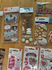 Scrapbook 3 D Stickers Lot Jolee’s Soft Spoken Recollections K & Co More New