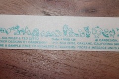 Vintage 1982 Cardesign TOOTS Sticker Strip KOALA BEARS MUS #139 stickers