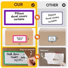 Large Moving Labels for Boxes Stickers for Storage Bins, Totes,Home Organization