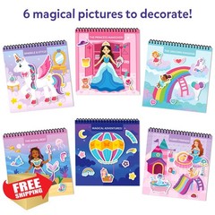 Skillmatics Reusable Sticker Activity Book – Peelies, 100+ Reusable Stickers,…