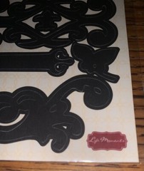 Life Moments Memories Swirls Flourish Fleur-De-Lis BirdScrapbook Stickers 5”x12”
