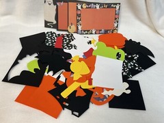 Provo Craft ASSORTED HALLOWEEN THEMED Die Cut Scrapbook Craft Pack Set 60