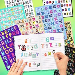 2,000+ Waterproof Alphabet Stickers – Perfect for Scrapbooking & Crafting!