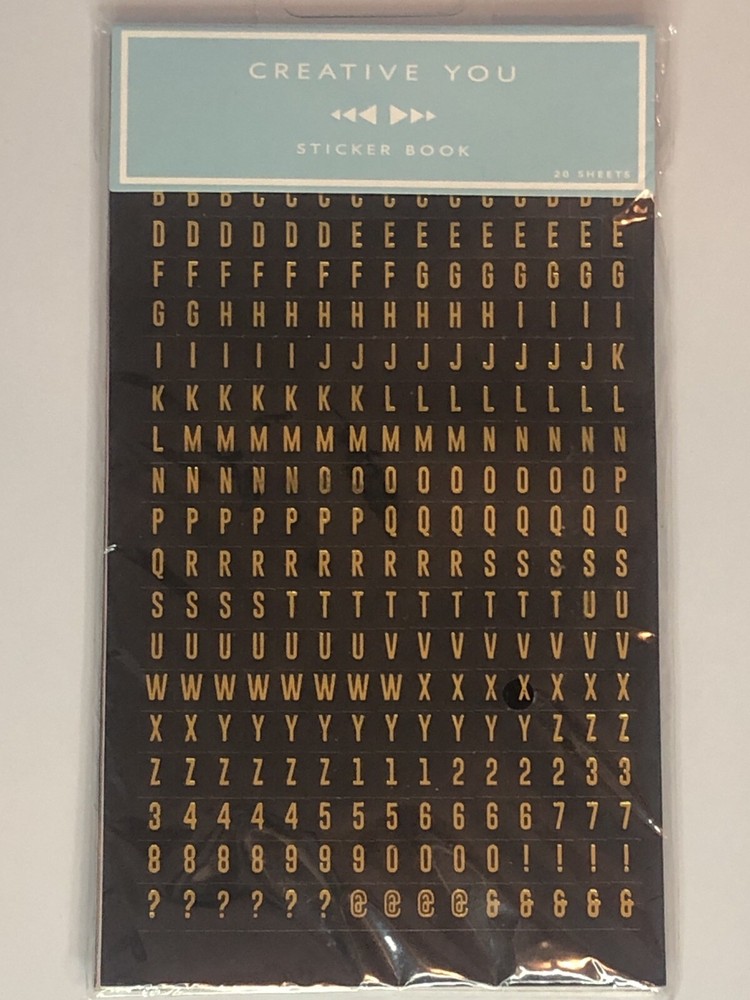 Horizon Group USA CREATIVE YOU ALPHABET BOOK 20 Sheets
