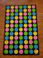 Planner stickers Multi color Smiley to keep you happy 278538