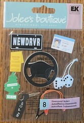 RARE Jolees NEW DRIVER Learn To Drive Car🚗Steering Wheel Keys🔑License Permit