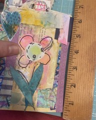 Unique Handmade Ephemera, Scrapbook,Junk Journal,tag,embellishment Mixed Media