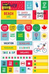Essentials Month by Month Planner Stickers (Set of 475 Stickers) ⭐️⭐️⭐️⭐️⭐️
