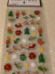 CHRISTMAS CRAFTS STICKERS CHRISTMAS MINI EPOXY STICKERS