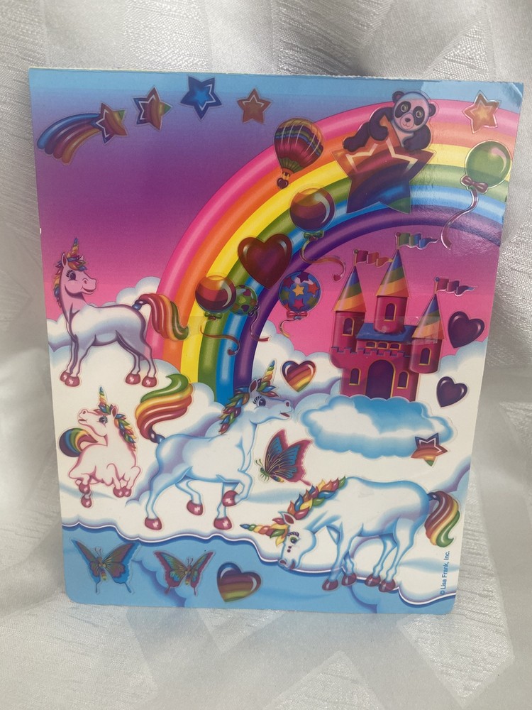 Vintage Lisa Frank Picture Play Reusable Vinyl