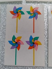 Vintage Mrs Grossman’s Stickers BIRTHDAY PARTY hats pinwheels confetti 1989-92