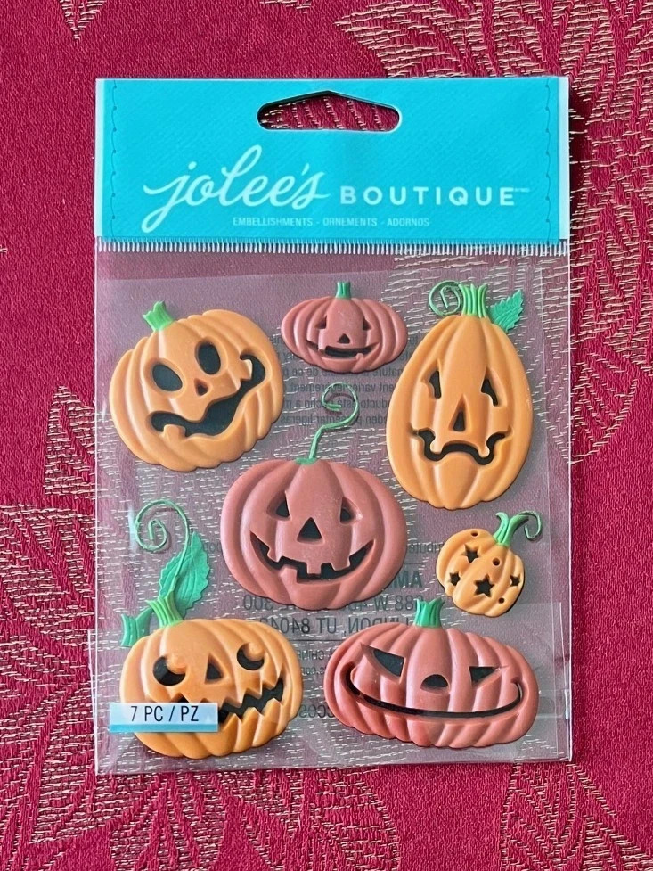 YOU CHOOSE – SOME VERY RARE JOLEE’S HALLOWEEN STICKERS REQUIRES GROUND SHIPPING