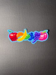 Subtle Pride Rainbow Fruits Fruity Sticker Decal Cellestial Art