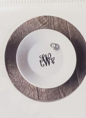 RECOLLECTIONS Craft It Removable Monogram Stickers, 6 pcs – BLACK