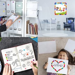 3500 Pieces Dot Stickers, 3/4 Inch Color Coding Labels, 10 Color Circle Price St