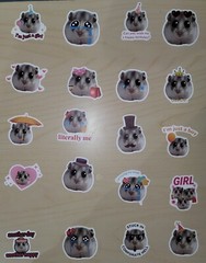 50 Cute Hamster Meme Stickers – Gerbil Guinea Pig