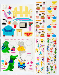 Mrs. Grossman’s Sticker Lot Animals School Alphabet Sports Home Food More