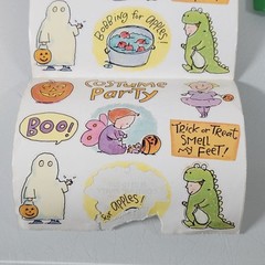 Vintage Frances Meyer Halloween Costume Party Sticker Roll Lot of 16 Sheets READ