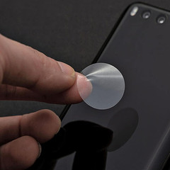 1 Clear Circle Stickers 1000 Pcs Transparent Self Adhesive Seals Envelope New