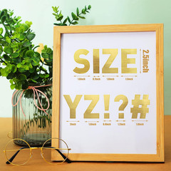 232 Pcs 24 Sheets Gold Letter Stickers Large Bulletin Board Letters for Classroo