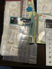 Large Lot of Crafting Scrapbooking Supplies Gems Stickers Transfers